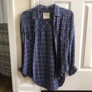 Abercrombie & Fitch Plaid Button Down Shirt